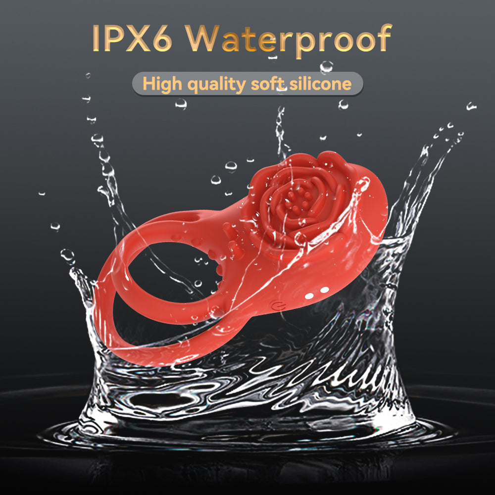 Pleasure Rose Remote Cock Ring