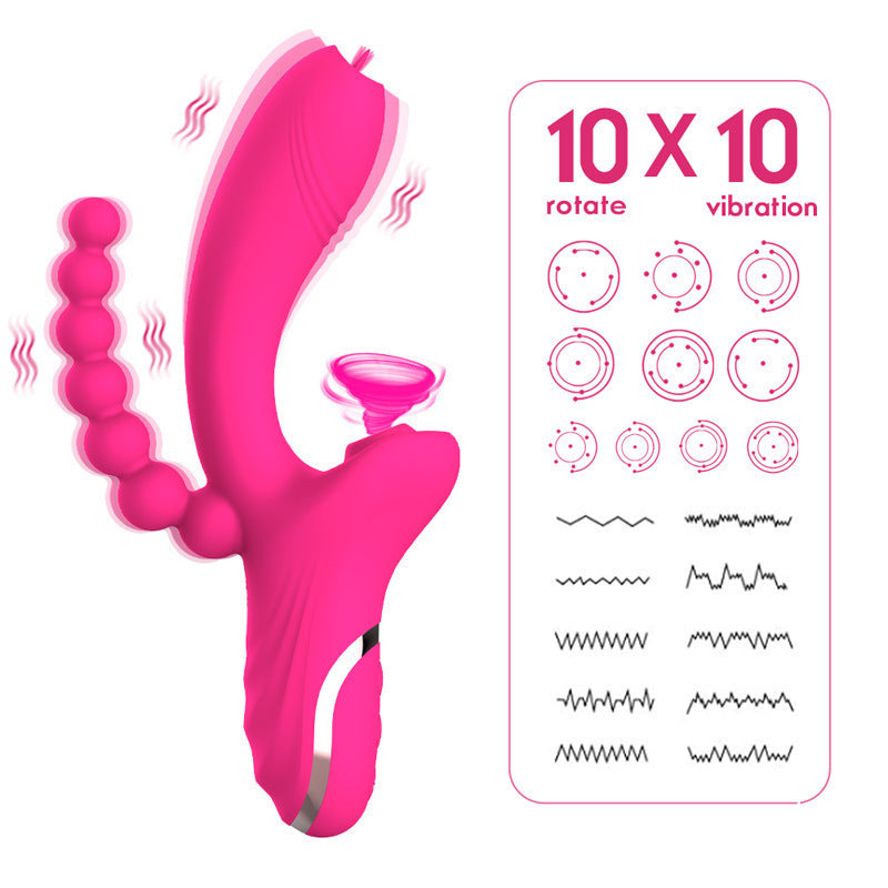 Rose Rabbit Vibrator and Sucker