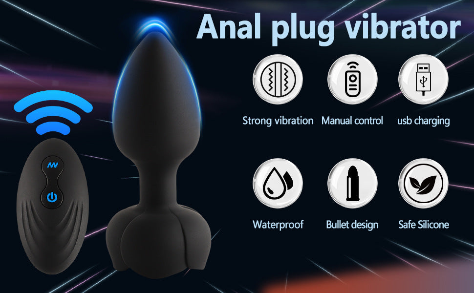 Remote Vibrating Anal Plug