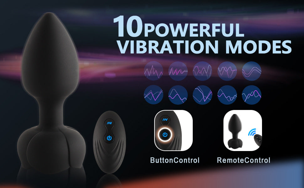 Remote Vibrating Anal Plug