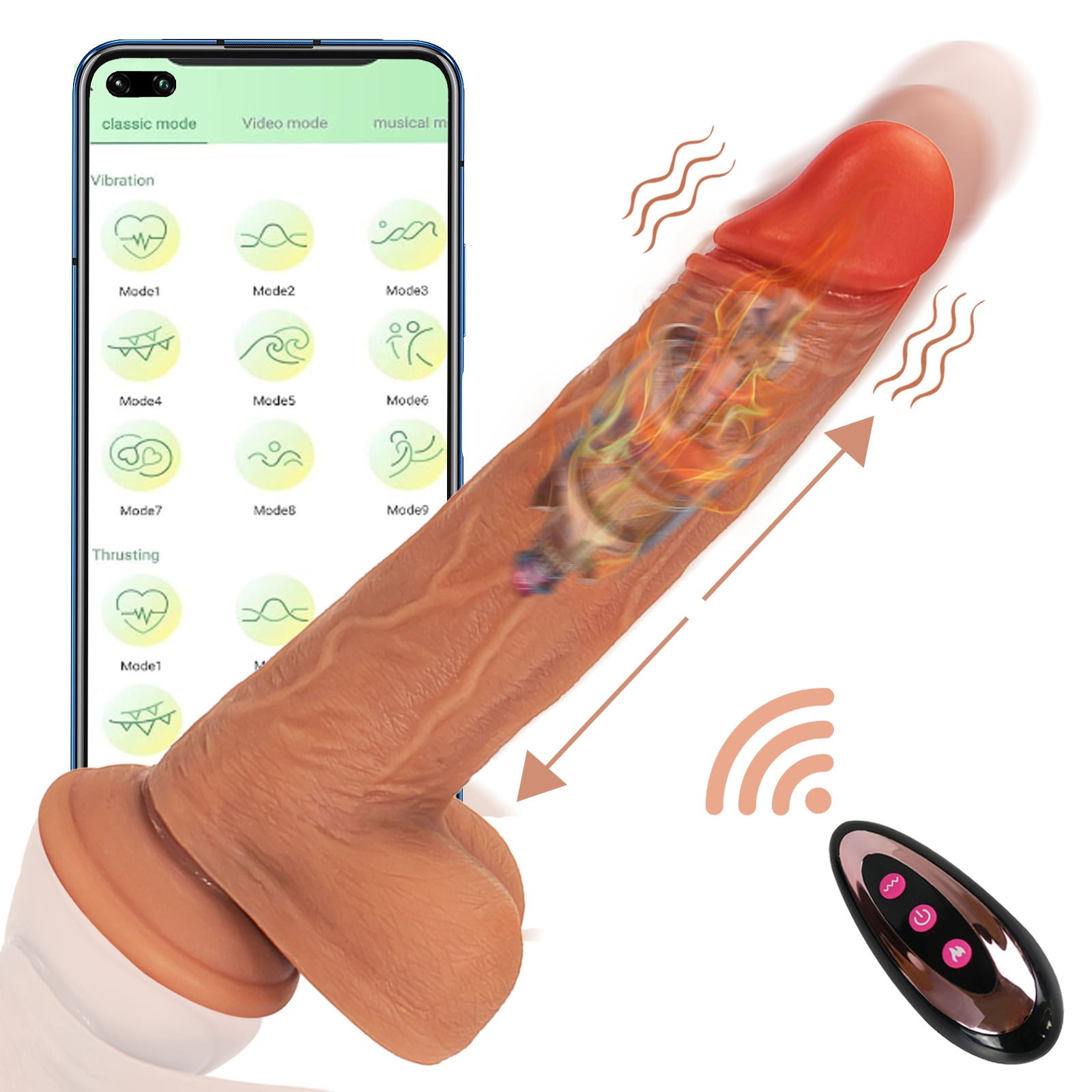 Remote Controlled Dildo + App