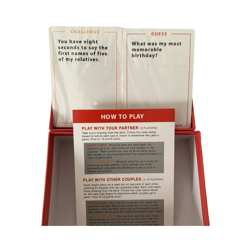 The Ultimate Card Came For Couples