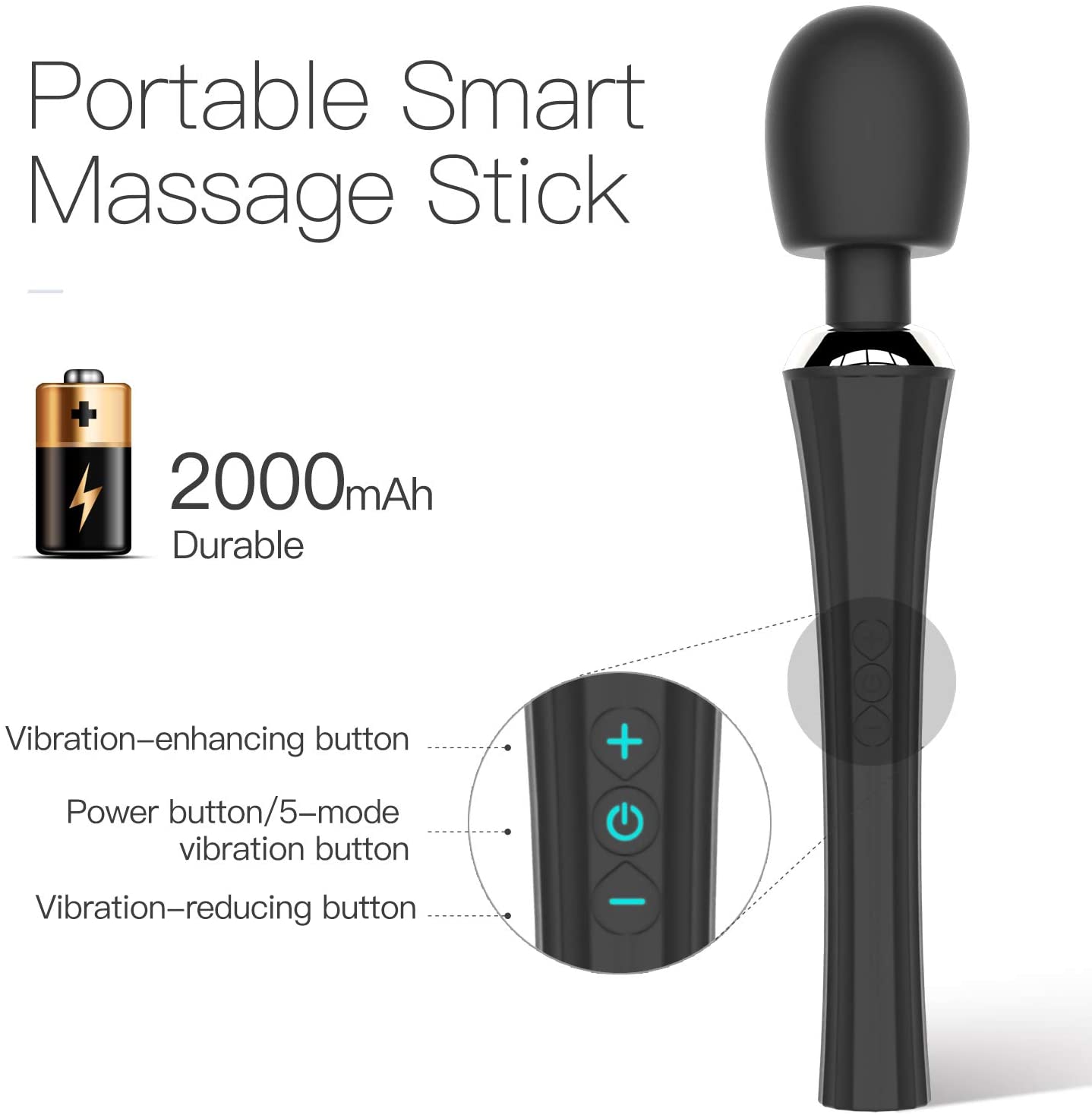 Pleasure Cordless Wand Massager