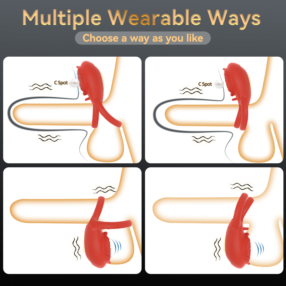 Pleasure Rose Remote Cock Ring