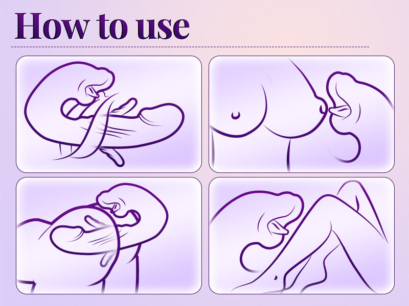 Flapping + Licking Vibrating Dildo