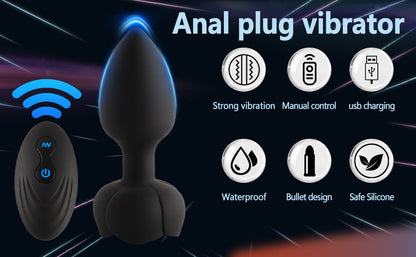 Remote Vibrating Anal Plug