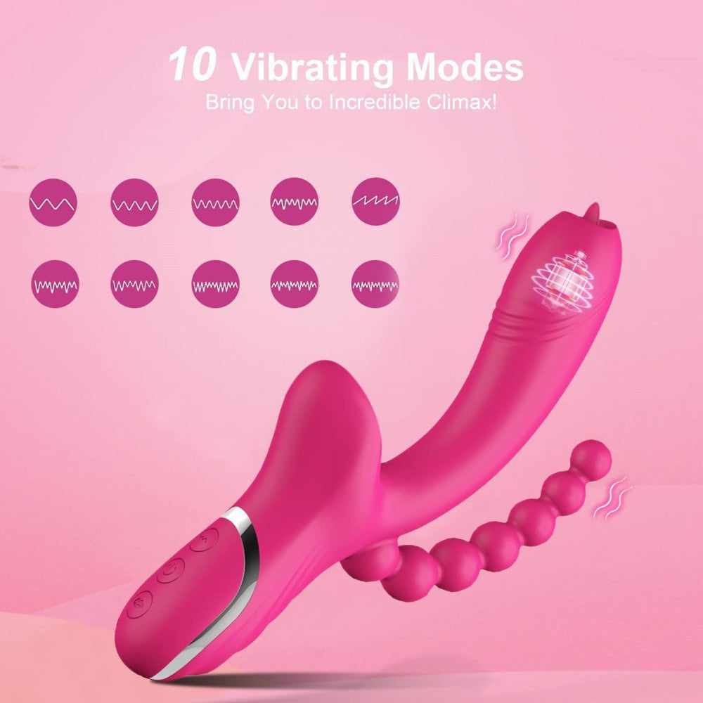 Rose Rabbit Vibrator and Sucker
