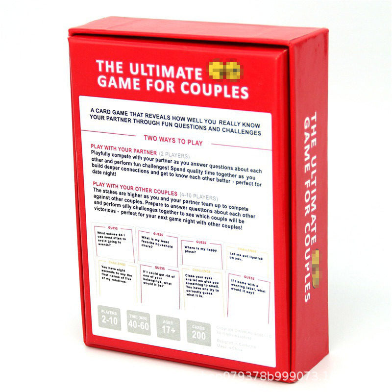 The Ultimate Card Came For Couples