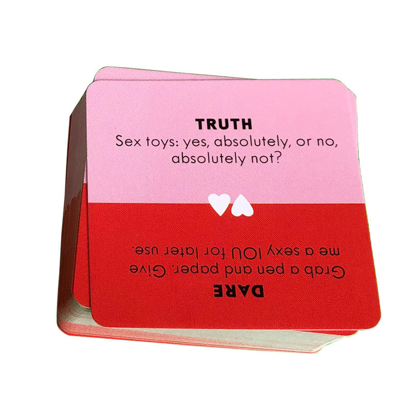Truth Or Dare Couples Card Set