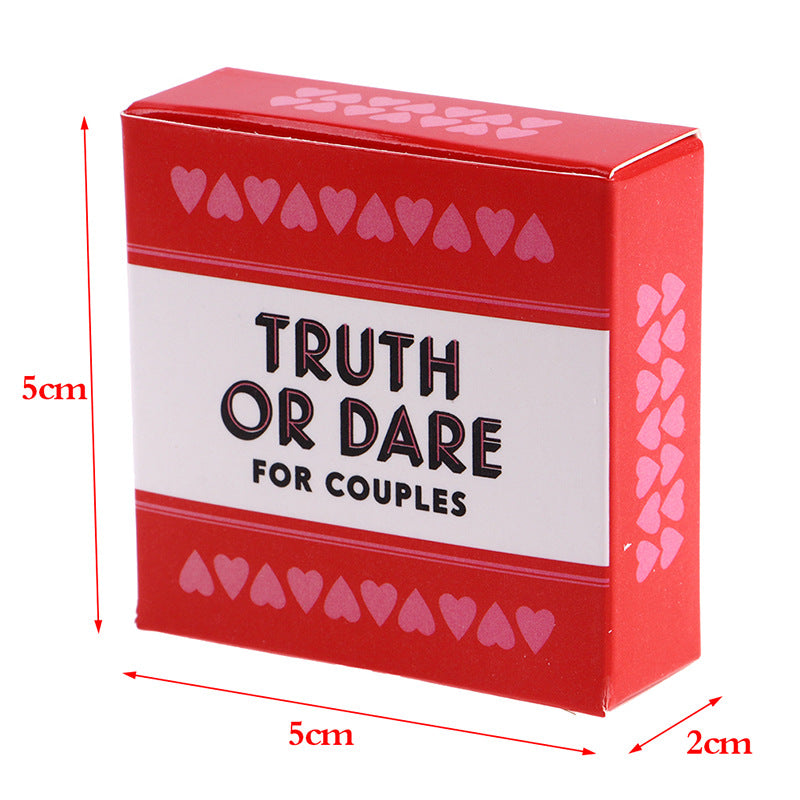Truth Or Dare Couples Card Set