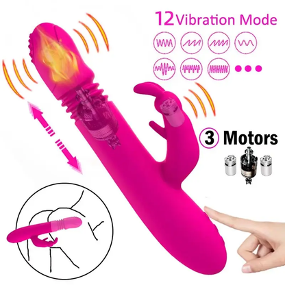 Thrusting Rabbit Vibrator